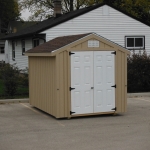 8x10 Gable 6' Sides Union Grove WI side view